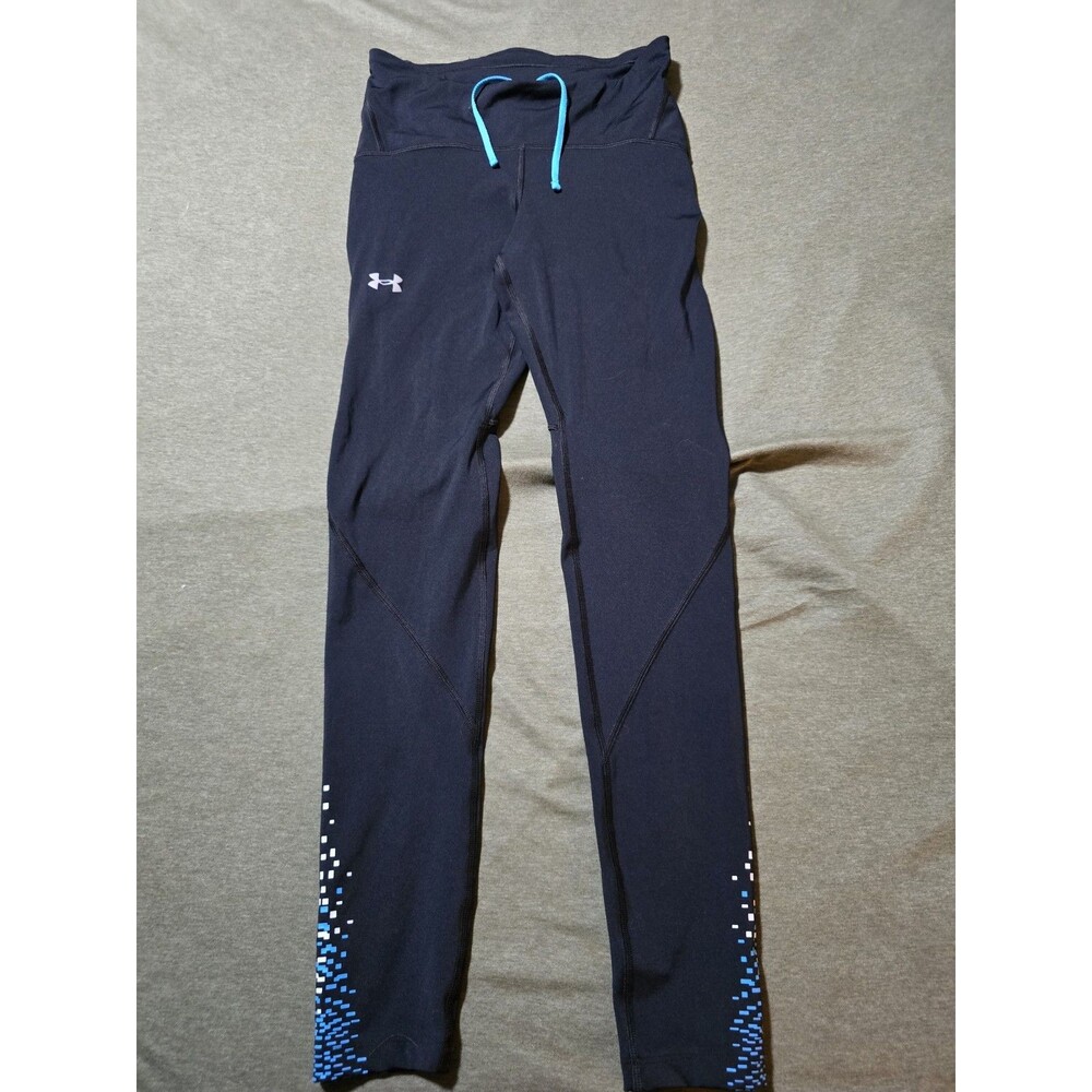 Under Armour Women's Compression Leggings Size Medium,black, Heat Gear, Athletic